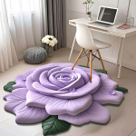 Elutoa kodu 3D p&otilde;randamatt Lillep&otilde;randamatt Palus vaip &Uuml;mmargune ebakorrap&auml;rane vaip Diameter 60cm