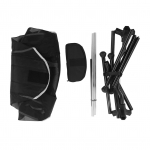 Telkimise Kiiktool Alumiiniumsulamist Kokkupandav Reguleeritav Kaasaskantav Telkimistool Kandekotiga hall v&auml;rv