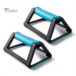 2 tk Push-up kangialused, kannatavad kuni 110 kg, ergonoomilised, libisemiskindlad, kodune j&otilde;usaal, fitness, j&otilde;utreening, kolmnurkne plank, push-up tugi, k&auml;epide sinine