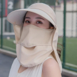 Korea stiilis naiste suvine p&auml;ikesem&uuml;ts eemaldatava n&auml;omaski, suure &auml;&auml;re ja UV-kaitsega Removable Multistyles, Large Brim Anti-UV