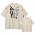 R&uuml;nnak Titanile Anime Happega Pesta T-s&auml;rk L&uuml;hikeste Varrukatega T&auml;navamood Topid Vintage Manga &Uuml;lem&otilde;&otilde;dulised T-s&auml;rgid Meestele XL