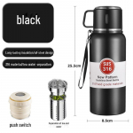 Suure mahutavusega 316 roostevabast terasest meeste kaasaskantav termostops 600ml - Tea Separation