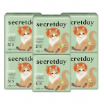 Secretday Love H&uuml;gieeniside 6 pakki 7 t&uuml;&uuml;pi Vali 1 (Lainer/Pikk vooder/V&auml;ike/Keskmine/Suur/&Uuml;bi/&uuml;lipikk) Love medium size 16 sheets * 6 packs
