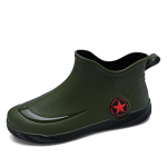 Vihmasaapad Meeste L&uuml;hikesed Saapad L&uuml;hikese S&auml;&auml;rega Veekindlad Libisemiskindlad Neli Aastaaega Mudelid Pehme P&otilde;hjaga Koka Vabaaja Veekindlad Kingad T&ouml;&ouml;platsi Kummikud 44