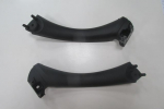 For Bmw 3 Series E90 2005 2011 Front Door Inner Pull Handle Right Left Set 2 Pieces Black