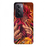 Coque de t&eacute;l&eacute;phone - Maniacase - Oppo Reno 12 5G - Silicone - Souple - Dragon Ball Goku SSJ4