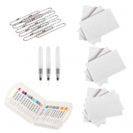 Maagiline Vahu Tekstuuri Maalimiskomplekt 3D Joonistamine Maagiline L&otilde;uend K&auml;sn Vee Pintsliga Puhvis Popkorni Maalimiskomplekt DIY Mulli Joonistuspliiatsid Kunstitarbed D