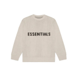 Fear Of God Essentials FW20 Tr&uuml;kitud &Uuml;mmarguse Kaelusega Kampsun Ameerika Raskekaaluline Kampsun Unisex Kampsun Sammalroheline 0192508520005245 XL