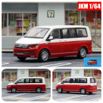 1/64 M&otilde;&otilde;tkava Multivan T6 Kaubik MPV Valatud Mudelauto Metallist &Scaron;assii Amortisaatoriga Koguja Mudel Kaunistused punane