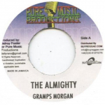 7-tolliline plaat GRAMPS MORGAN / SIZZLA - Almighty / Hotta Fire PMEU003 Pure Music/Buyr 2012 Saksamaa Reggae, Ska & Dub