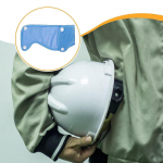 Hard Hat Sweatband for Hardhat Helmet Breathable Comfortable Snap on Liner sinine