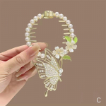 Bell Orchid Flower Juuksek&uuml;&uuml;nis Klamber Tutt Pillipea Hobusesaba Pand Juukseklamber Naiste Juuksen&otilde;el Barrette Juukseaksessuaarid