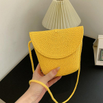 Uus Little Fresh k&auml;ekott Prantsuse &otilde;lgedest kootud kott &Otilde;lakott Sen seeria kott Pastoral Crossbody kott suvekott 12x7x16cm