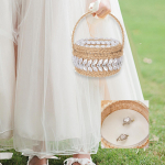 Wedding Bridal Box Favor Portable Elegant 2 s Slot Accessories for Celebration