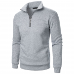 Meeste S&uuml;gis Talv Meeste Pool-lukuga Pullover Dressipluus K&otilde;rge kaelusega Raglaan Pikkade varrukatega Kapuutsiga Soojad Streetwear &Auml;ri Mantlid 2XL