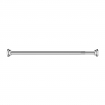 Mugav ja lihtsalt paigaldatav kardinapuu pikendatav t&otilde;mbevarras Funktsionaalne ja praktiline varras akna vannitoakapi jaoks S