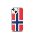 Coque T&eacute;lephone Drapeau Svalbard et de Jan Mayen &ndash; iPhone 13 mini