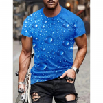 Meeste 3D-tr&uuml;kiga abstraktsed hip-hopi trendid visuaalne illusioon l&uuml;hikeste varrukatega T-s&auml;rk, moodne &uuml;laosa gradientidega Harajuku t&auml;navar&otilde;ivaste s&auml;rgid 5XL