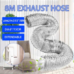 6'' V&auml;ljalaskevoolik Kaasaskantavale Konditsioneerile L&auml;bim&otilde;&otilde;t 150mm 8M Toru Ventilatsioonitoru