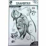 Transfert thermocollant Oiseau noir A4 must