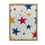 Plakat Gwiezdne Kolory Plakat Gwiezdne Kolory, 30X40 Cm, Rama Drewniana Jasny Dąb, Papier Matowy 230 Gsm 36