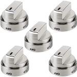 Metallist 6mm pliidi l&uuml;liti K&uuml;psetamine Universaalne p&ouml;&ouml;rdl&uuml;liti Ahju l&uuml;liti Gaasipliidi adapter Pinnajuhtimissulgur Gaasipliidi nupp AEZ72909008 jaoks 5PCS h&otilde;be