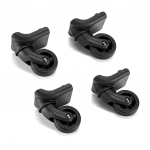 4-osaline/komplekt Kohvri Rattad Mugavad ja Kerged Pagasirattad Vaevatu Liikuvus Funktsionaalsus Reisimiseks Vastupidav