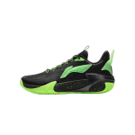 Li Ning Laste Wind Shadow 2.0 Lihtne Mood Mitmek&uuml;lgne Klassikaline Korvpallijalats Laste Korvpallijalats Must Fluorestseeruv-Roheline YKBV032-11 32