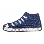 Patch thermocollant Sneakers 7cm 1 pi&egrave;ce valge