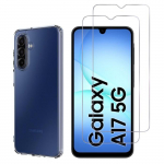 Coque pour Samsung Galaxy A17 5G et 2 Verres Tremp&eacute; Film Protection Ecran Phonillico&reg;