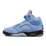 Air Jordan 5 Retro SE UNC Meeste tossud Sinine &Uuml;likoolisinine Must DV1310-401 42.5