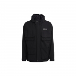Adidas Originals Trefoil Adv MP kapuutsiga pikkade varrukatega meeste jope, must HK4996 XL