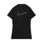 Nike Logo Tr&uuml;kiga Hingav Treeningu L&uuml;hikeste Varrukatega Fitness Topp Meeste Topid Must DD1993-010 M