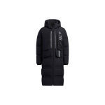 Adidas V&auml;lisspordi Eemaldatav Vest Pikk Kapuutsiga Puhverjakk Talvine Unisex &Uuml;ler&otilde;ivad Must H13853 S
