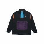 Adidas Originals PT3 1/4 t&otilde;mblukuga dressipluus p&uuml;stkraega ja kirjaliku graafikaga Meeste pealisr&otilde;ivad Must GC8698 M