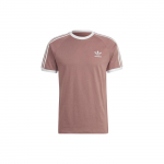 Adidas Originals Kolmeleheline Logo Triibuline L&uuml;hikeste Varrukatega T-s&auml;rk Meeste Topid M&auml;&auml;rdunud Roosa HM9326 XL