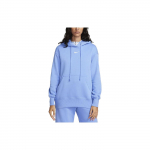 Nike Phoenix Fleece &Uuml;hev&auml;rviline Kapuutsiga Vabaaja Fliis Pikkade Varrukatega Huppar Naiste huppar Polar-Blue DQ5861-450 M