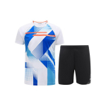 Li-Ning Kiiresti kuivav spordi l&uuml;hikeste varrukatega T-s&auml;rk Vabaaja spordikost&uuml;&uuml;m Meeste topid Valge Sinine AATR097-1 S