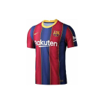 Nike Lionel Messi Barcelona Jalgpalliklubi Meistrite Liiga Noorte Kodus Triibulise Kirjaga &Uuml;mmarguse Kaelusega L&uuml;hikeste Varrukatega T-s&auml;rk Meeste T-s&auml;rk Punane CD4185-455 L