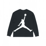 Air Jordan Logo Seljal&otilde;ikega Pika Varrukaga T-s&auml;rk Meeste &Uuml;laosad Must DO2319-010 S