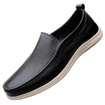 Moodsad Meeste Ehtsa Nahast Kingad 2025 Uued Vabaaja Disainerkingad Slip-on Mood Suvine Mugavus Mokassiinid Meeste S&otilde;idukingad 37 must