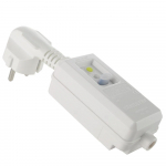 220V 240V Valge GFCI Lekkevoolukaitse Ohutus RCD Pistikupesa Adapter Kodu Kaitsel&uuml;liti V&auml;ljal&uuml;litus Toite V&auml;ljal&uuml;litusl&uuml;liti 16A EL Pistik