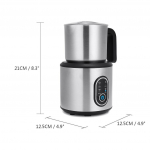 500W 700ML Elektriline piimavahustaja Roostevabast terasest piimauruti Kreemistaja Piimasoojendaja Kohvivaht Latte Cappuccino Kuumaks &scaron;okolaadiks