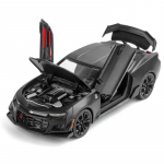 1/24 Chevrolet Camaro Sulamist Valatud Camaro Sportauto Mudel M&auml;nguasi S&otilde;iduk Simulatsioonheli ja valgusega T&otilde;mmatav Tagasi Kogutavad M&auml;nguasjad Lastele Kingitused must