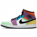 Jordan 1 Mid SE Mitmev&auml;rviline Naiste Jordan CW1140-100 37.5