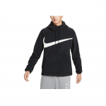 Nike Club Fleece K&auml;ngurutaskuga Kontrastne Kapuutsiga Dressipluus Tr&uuml;kitud Logoga Meeste Dressipluus Must DQ4897-010 L