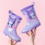 Naiste Kummikud Laste Kuromi Armas Melody Lasteaed Kool Libisemiskindlad Veekindlad Kummikud 26Inner Length16.9CM