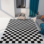 V&auml;rvilised ruudulised vaibad elutoa kaunistamiseks Suured vaibad magamistoa kaunistamiseks Vaip Pestav vaip P&otilde;randamatid koduks 100x150cm