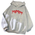 Rosal&iacute;a Motomami Huppar Rosal&iacute;a F&auml;nnikingitus Rosal&iacute;a Muusika Kaup Harajuku Pikkade Varrukate Dressipluusid Unisex L gray