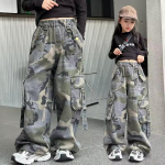 Kevad S&uuml;gis Laste Taktikalised Camouflage Jahip&uuml;ksid Poistele T&uuml;drukutele Treeningp&uuml;ksid Unisex Laste Vabad Vabaaja Street P&uuml;ksid 170 roheline